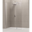 Novellini Giada draaideel links voor inloopdouche 37x195cm chroom-satijnband SW93622