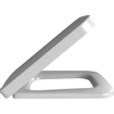 Villeroy & Boch Omnia Architectura closetzitting met deksel hoekig met softclose en quick release wit 0124390