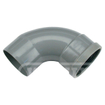 Wavin PVC manchet bocht 90° mof/spie 110mm SN8 2110172