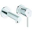 GROHE Concetto afbouwdeel v inbouw wandkraan met uitloop chroom 0442177