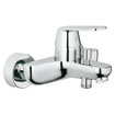 GROHE Eurosmart Cosmopolitan badkraan E met omstel en koppelingen chroom 0437348