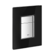 GROHE Skate Cosmopolitan wc bedieningsplaat glas in zwart 0729166