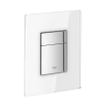 GROHE Skate Cosmopolitan wc bedieningsplaat glas in wit 0729165