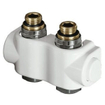 Heimeier Vekolux onderblok 2 pijps 1/2 50mm recht voor radiator bi.dr. 7501528