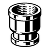 Viega Verloopsok 3/4" Bi.X1/2" Bi. Brons GA48572
