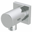 GROHE Rainshower Wandaansluitbocht - vierkante rozet - chroom 0430174