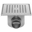 Easy Drain Aqua quattro vloerput 15x15cm horizontaal 5cm RVS GA23691