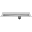 Easy Drain Multi TAF wall douchegoot enkele plaat 120cm met zero/tegel design rooster 2302677