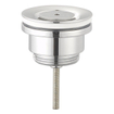 Royal Plaza Merlot wastafelplug 1 1/4 niet afsluitbaar chroom GA50457