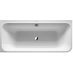 Duravit Happy d.2 bad rechthoek 180x80cm hoek links met paneel wit SW68384