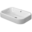 Duravit Happy d.2 opzetwastafel 60x40cm zonder kraangat met overloop wit SW68369