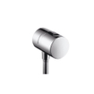 Hansgrohe Fixit AXOR Uno muuraansluitbocht 1/2 met stopkraan chroom 0457167