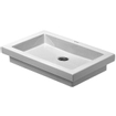 Duravit 2nd floor opbouw wastafel 58x41,5 zonder overloop gliss wit 0290368