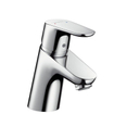 Hansgrohe Focus E2 wastafelkraan met waste chroom 0450760