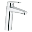 GROHE Eurodisc Cosmopolitan waterbesparende wastafelkraan medium 35mm met temperatuurbegrenzer chroom 0442044