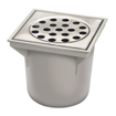 Van Den Berg Abs vloerput met rooster 20x20 onderuitlaat rvs GA91121