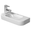 Duravit HappyD 2 fontein met overloop met kraangat links 50x22cm wit SW54280