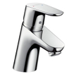 Hansgrohe Focus wastafelmengkraan met waste pushopen afvoergarnituur chroom GA19601