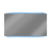 Looox C line spiegel - 160x70cm - led verlichting - boven en onder - aluminium GA74927
