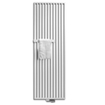 Vasco Arche plus designradiator met handdoekbeugel links 1800x470mm 1050W aansluiting 1188 zwart (M300) 7244312