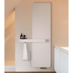 Vasco ONI O-P-EL elektrische designradiator aluminium met handdoekuitsparing 1800x500mm 1000W zwart structuur (RAL9005) 0000 SW374644
