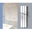 Vasco Beams Mono designradiator aluminium verticaal 2200x150mm 795W - aansluiting 0066 grijs blauw (RAL9803) SW237068