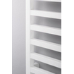 Zehnder Quaro handdoekradiator 183.5x30cm 543watt Staal Wit glans SW130163