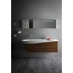 Laufen Alessi One wandbidet 58.5x39x35.5cm 1 kraangat incl. clou met gesloten zijden keramiek lcc-wit 0080160