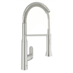 GROHE K7 Keukenkraan - 2 straalsoorten - met profesionele handdouche - supersteel geborsteld 0465068