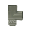 Wavin HWA T stuk 87° 2xmof vernauwende spie 70mm grijs 2130300