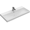 Villeroy en boch Avento meubelwastafel 80x47cm 1 kraangat met overloop ceramic+ wit SW59870