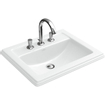 Villeroy en Boch Hommage inbouwwastafel 63x52cm ceramic+ wit 0108707