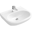 Villeroy en Boch O.novo wastafel 55x45cm zonder overloop 1 kraangat wit 0124136