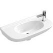 Villeroy en Boch O.novo Compact fontein 50x25cm zonder overloop en doortikbaar kraangat wit 0124150