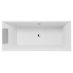 Villeroy & Boch Squaro bad quaryl rechthoekig 179.4x79.4x50cm Slim Line met poten wit 0940466