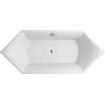 Villeroy & Boch Squaro bad quaryl zeshoekig met poten 190x80x50cm wit 1023927