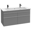 Villeroy & Boch Venticello wastafelonderkast 115.3x59cm 4x lade glossy grey GA42735