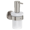 GROHE Essentials Zeepdispenser - 160ml - met houder - wandmontage - supersteel SW97632