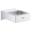 GROHE Selection Cube Wandhouder - voor zeepschaal/glas/zeepdispenser - chroom SW97669