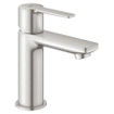 GROHE Lineare New waterbesparende wastafelkraan XS-size met temperatuur begrenzer en klikwaste supersteel SW97532
