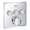 GROHE Grohtherm smartcontrol afdekset douchethermostaat met omstel 3x vierk.chr SW105952