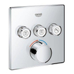 Grohe SmartControl Inbouwthermostaat - 4 knoppen - vierkant - chroom SW104938