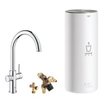 GROHE Red Keukenkraan - hoog - 3 in 1 - c uitloop - l size boiler - chroom SW108060