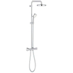 GROHE Tempesta Cosmopolitan Regendoucheset Opbouw - aquadimmer - hoofddouche 21cm - handdouche 10cm - chroom SW108122