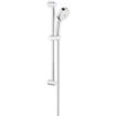 GROHE New Tempesta Cosmopolitan 100 Glijstangset - 60cm - ronde handdouche - 4 straalsoorten - gladde doucheslang - chroom/wit SW108131