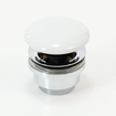 Royal Plaza wastafelplug 1 1/4 click clack met overloop glossy wit SW87274
