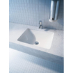 Duravit Starck 3 inbouw wastafel 49x40 zonder kraangat wit 0313904