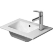 Duravit ME by Starck meubelfontein 43x30cm met 1 kraangat rechts met overloop met wondergliss wit SW84169