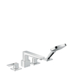 Hansgrohe Metropol 4-gats badrandcombinatie met beugelgreep chroom SW99981