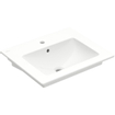 Villeroy & Boch Venticello wastafel met 1 kraangat 60x50cm (geschikt voor 3 kraangaten) met overloop wit 1025150